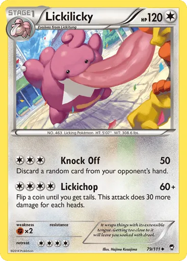 Lickilicky 79/111 Furious Fists