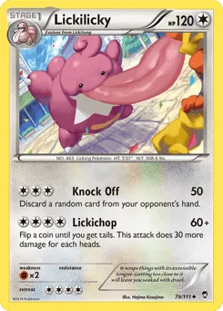 Lickilicky 79/111 Furious Fists