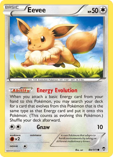 Eevee 80/111 Furious Fists