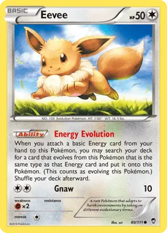 Eevee 80/111 Furious Fists