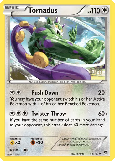 Tornadus 86/111 Furious Fists