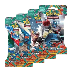 Furious Fists Sleeved Booster Pack Art Bundle (Set of 4)