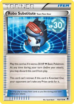 Robo Substitute Team Flare Gear 102/119 Phantom Forces