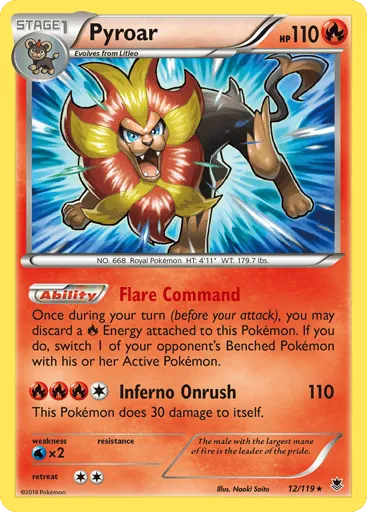 Pyroar 12/119 Phantom Forces