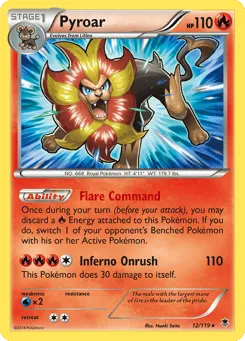 Pyroar 12/119 Phantom Forces