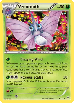 Venomoth 2/119 Phantom Forces
