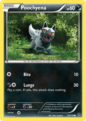 Poochyena 53/119 Phantom Forces