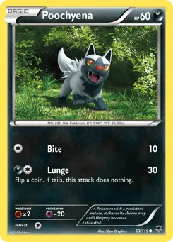 Poochyena 53/119 Phantom Forces