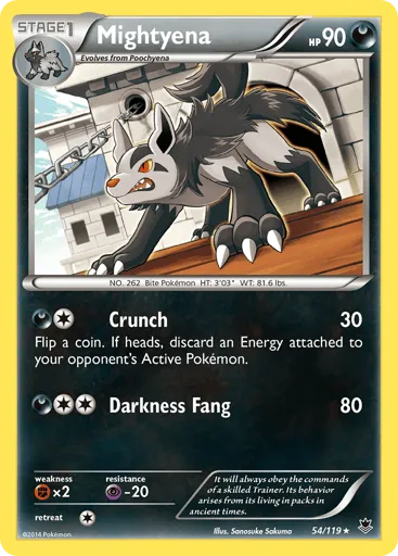 Mightyena 54/119 Phantom Forces
