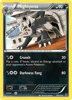 Mightyena 54/119 Phantom Forces