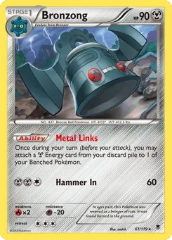 Bronzong 61/119 Phantom Forces