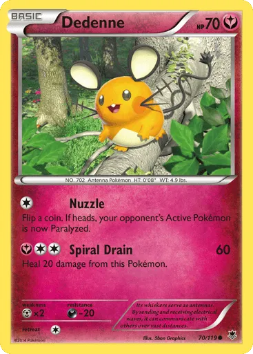 Dedenne 70/119 Phantom Forces