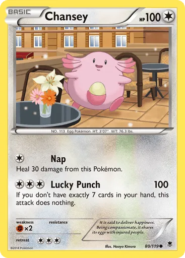 Chansey 80/119 Phantom Forces