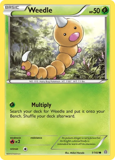 Weedle 1/160 Primal Clash