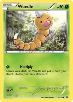 Weedle 1/160 Primal Clash