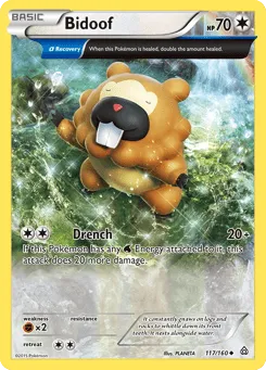 Bidoof 117/160 Primal Clash