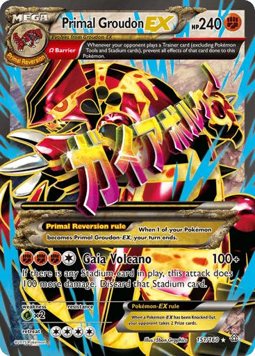 Primal Groudon-EX 151/160 Primal Clash