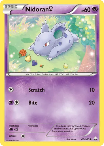 Nidoran ♀ 66/160 Primal Clash