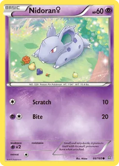 Nidoran ♀ 66/160 Primal Clash