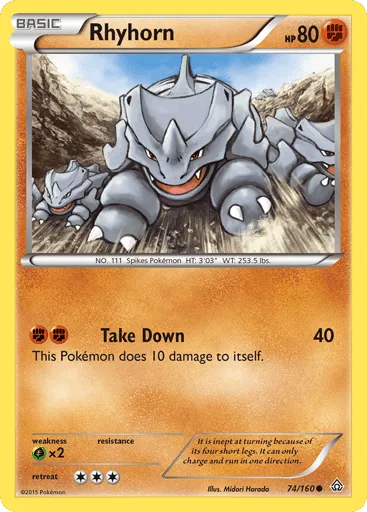 Rhyhorn 74/160 Primal Clash
