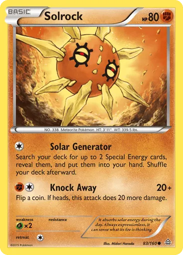 Solrock 83/160 Primal Clash
