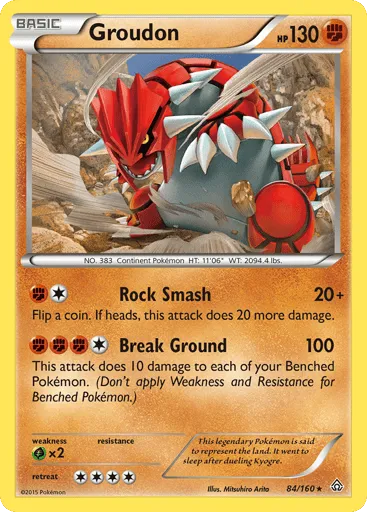 Groudon 84/160 Primal Clash