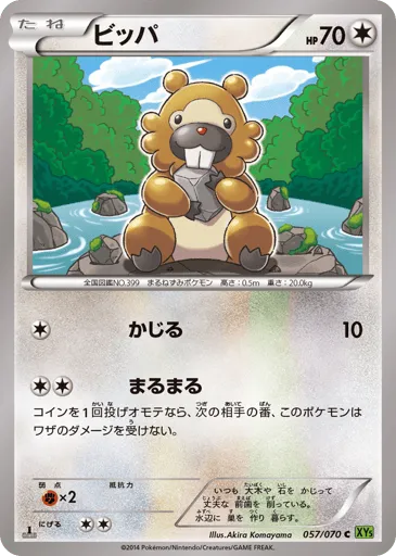 Bidoof 057/070 Tidal Storm