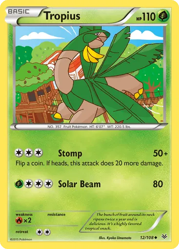 Tropius 12/108 Roaring Skies
