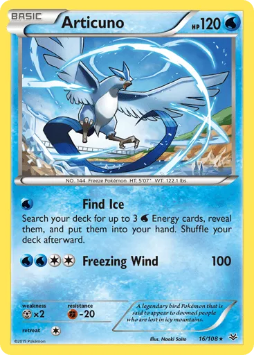 Articuno 16/108 Roaring Skies