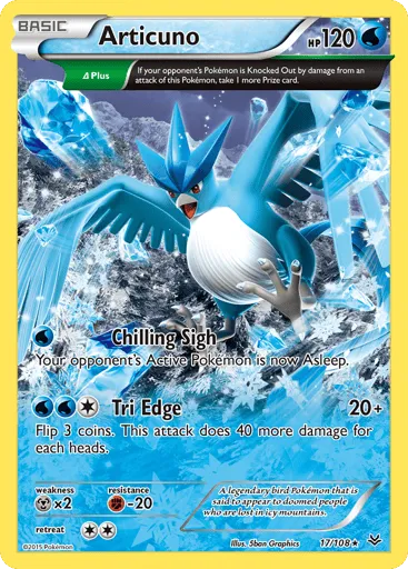 Articuno 17/108 Roaring Skies