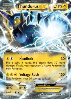 Thundurus-EX 26/108 Roaring Skies