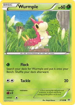 Wurmple 3/108 Roaring Skies