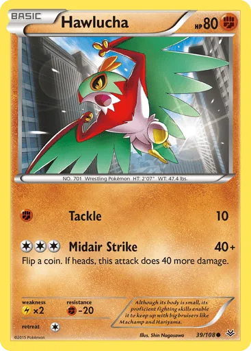 Hawlucha 39/108 Roaring Skies