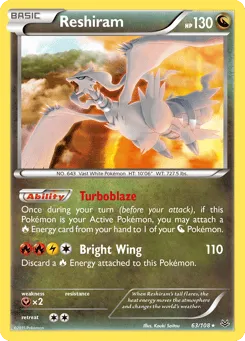 Reshiram 63/108 Roaring Skies