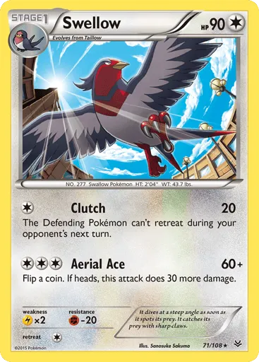 Swellow 71/108 Roaring Skies