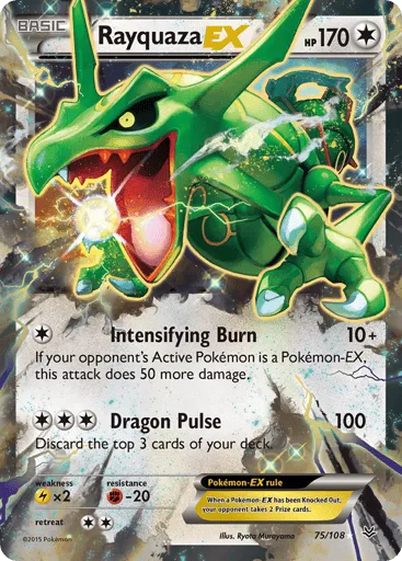Rayquaza-EX 75/108 Roaring Skies