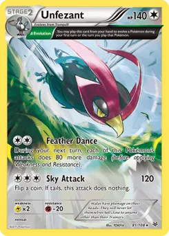 Unfezant 81/108 Roaring Skies