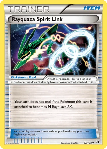 Rayquaza Spirit Link 87/108 Roaring Skies