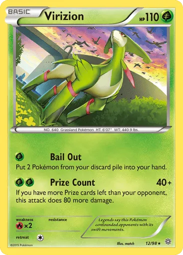 Virizion 12/98 Ancient Origins