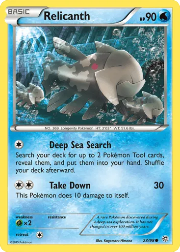 Relicanth 23/98 Ancient Origins