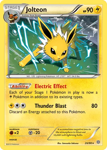Jolteon 26/98 Ancient Origins