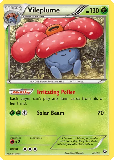 Vileplume 3/98 Ancient Origins