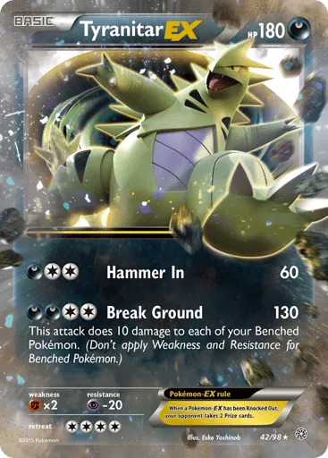 Tyranitar-EX 42/98 Ancient Origins