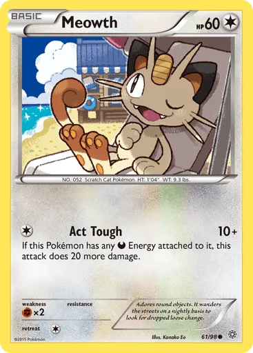 Meowth 61/98 Ancient Origins
