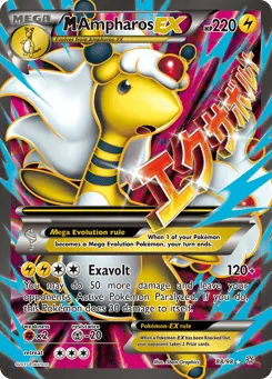 M Ampharos-EX 88/98 Ancient Origins