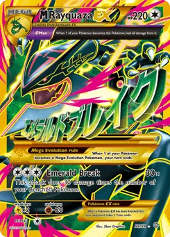 M Rayquaza-EX 98/98 Ancient Origins