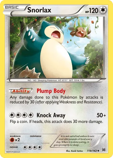 Snorlax 118/162 BREAKthrough