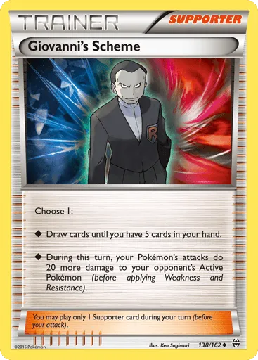 Giovanni's Scheme 138/162 BREAKthrough