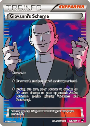Giovanni's Scheme 162/162 BREAKthrough