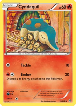 Cyndaquil 18/162 BREAKthrough
